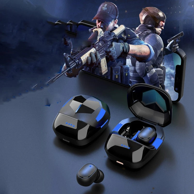 G6S TWS Gaming Earbuds - Wireless Bluetooth 5.3 with LED Power Display
